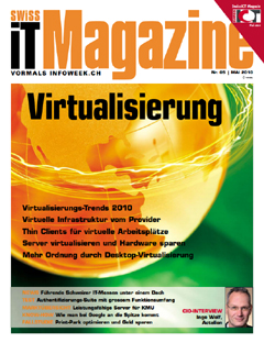 Swiss IT Magazine Cover Ausgabe 2010/itm_201005