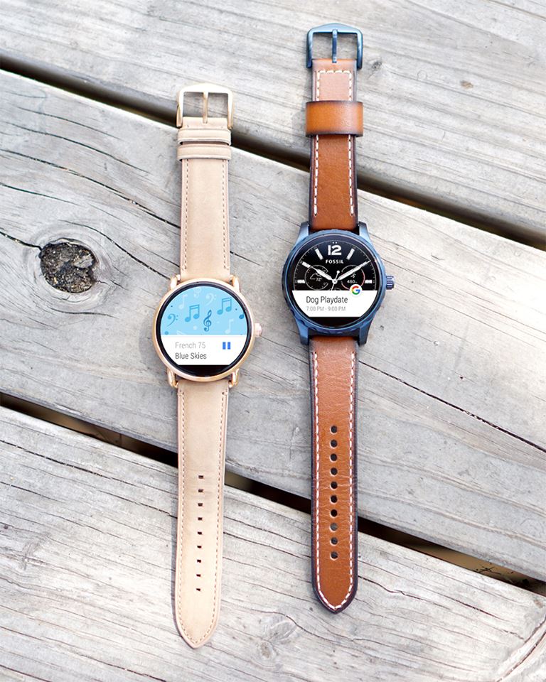 Zwei neue Android-Smartwatches von Fossil