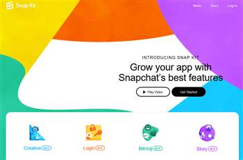 Snapchat lanciert Snap Kit für Entwickler