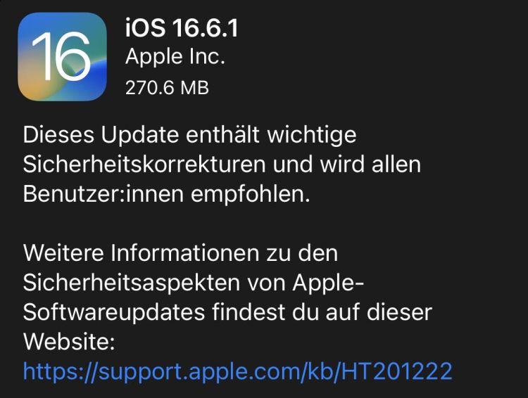 Notfallupdate für iOS und Co.